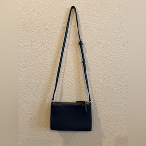Like New, French Connection Navy Blue Shoulder/Crossbody Bag, Adjustable Strap